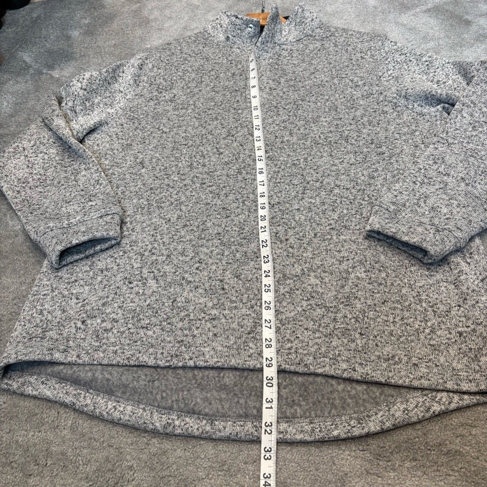 NWT Tailorbyrd Mens Snap Placket Pullover Grey - Picture 12 of 13